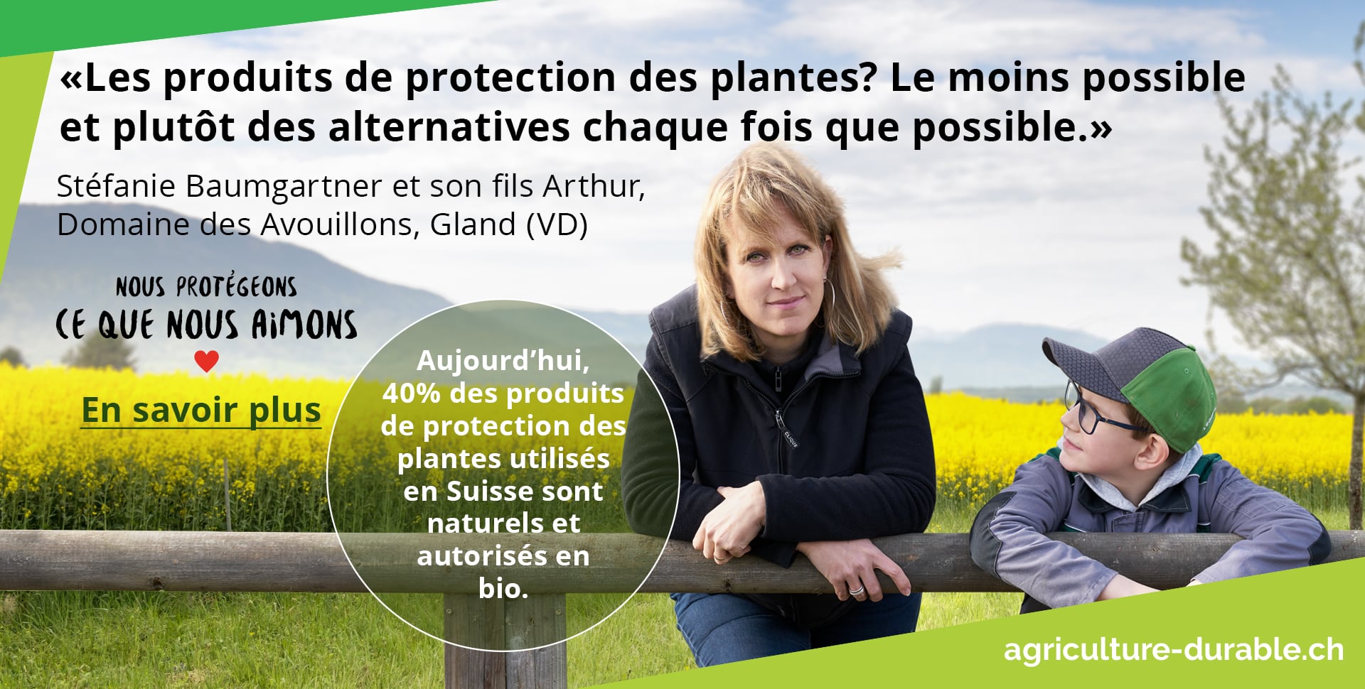 Aujourd'hui, 40% des produits de protection des plantes utilisés en Suisse sont naturels et autorisés en bio.